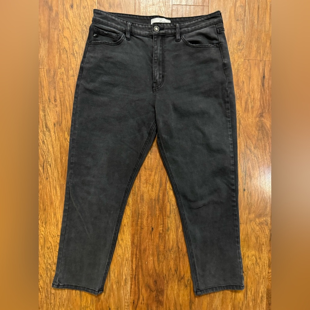 Kancan Cropped Mom Jeans